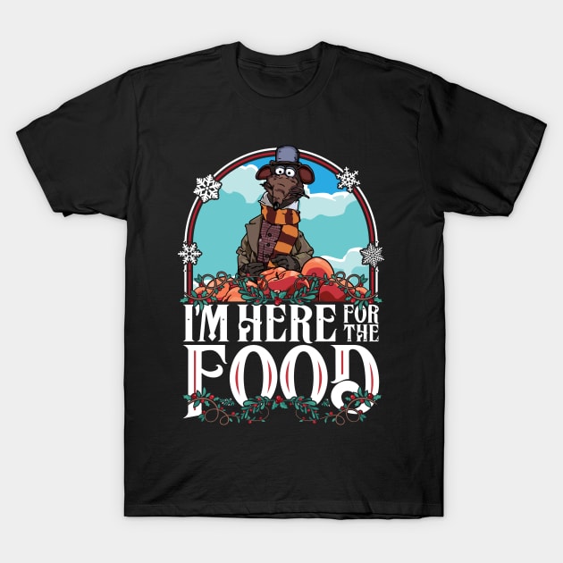 Muppet Christmas Carol Here For The Food T-Shirt by RetroReview